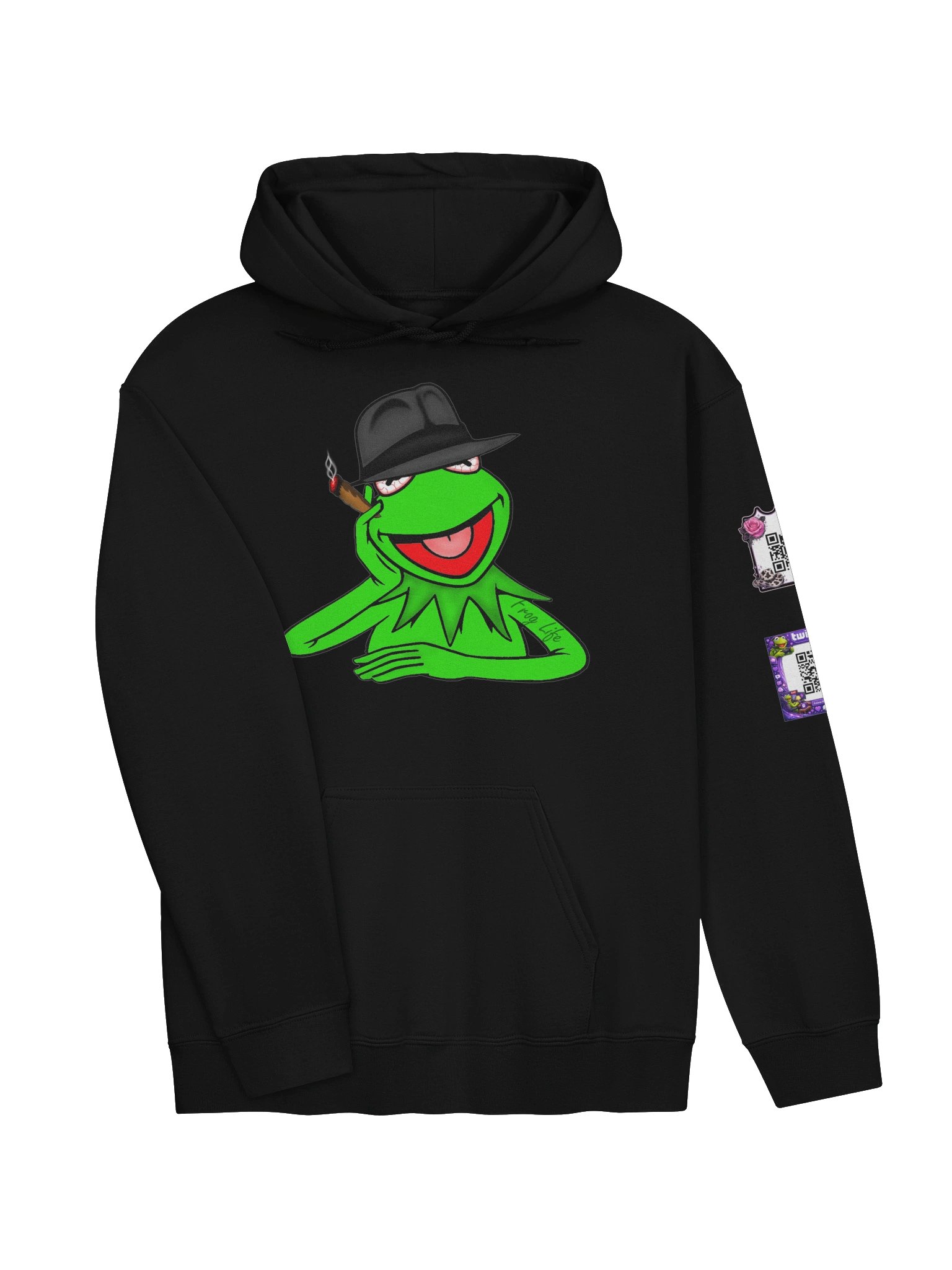Stay Froggy Hoodie w/QR product image (3)