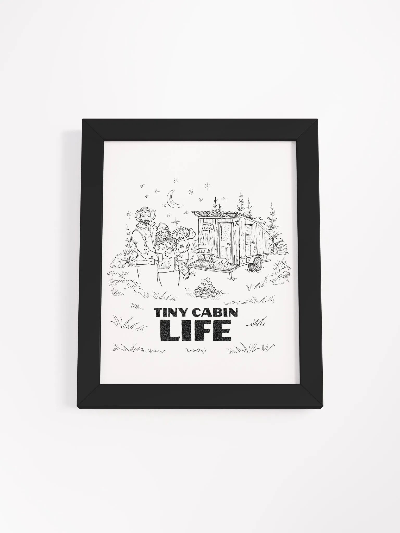 Tiny Cabin Life Poster product image (5)
