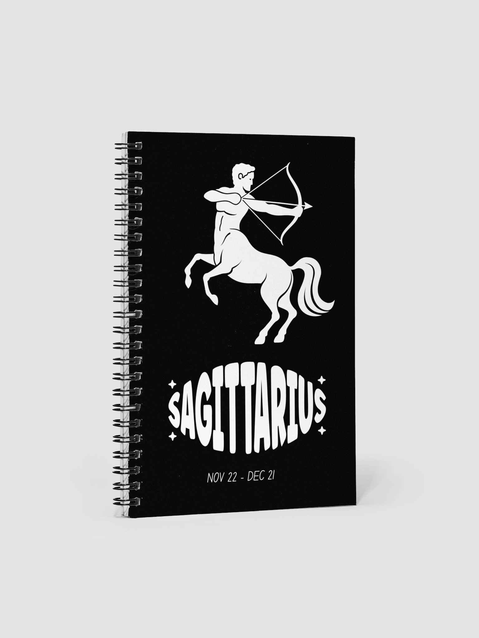 Sagittarius Zodiac Notebook – Astrology Archer Design | Mystical Celestial Journal for Sagittarius product image (1)
