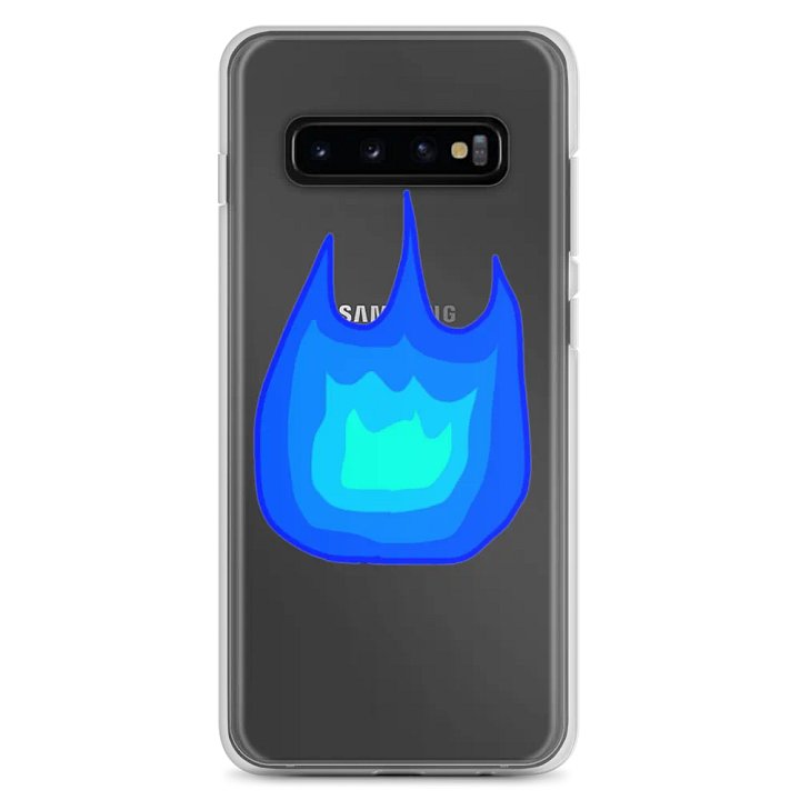 Blue Firey Samsung® Clear Case product image (2)