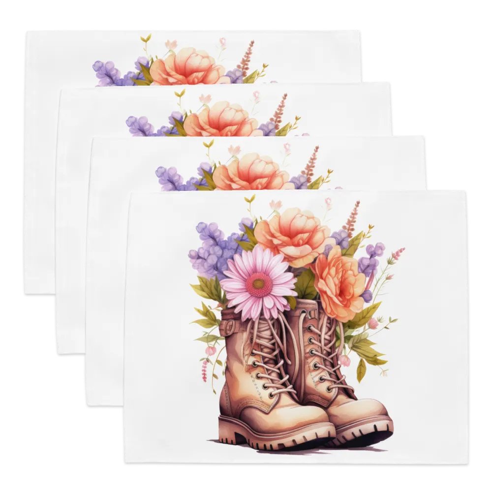 Blossom Boots Placemat Set (4) product image (4)