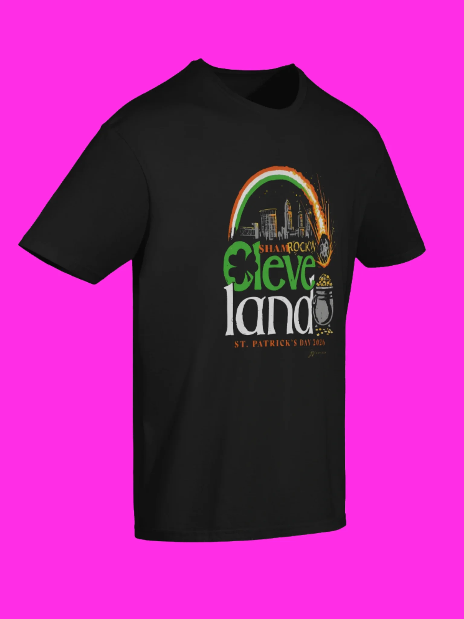 Cleveland Meteor St. Patrick’s Day 2026 T-Shirt, product image (87)