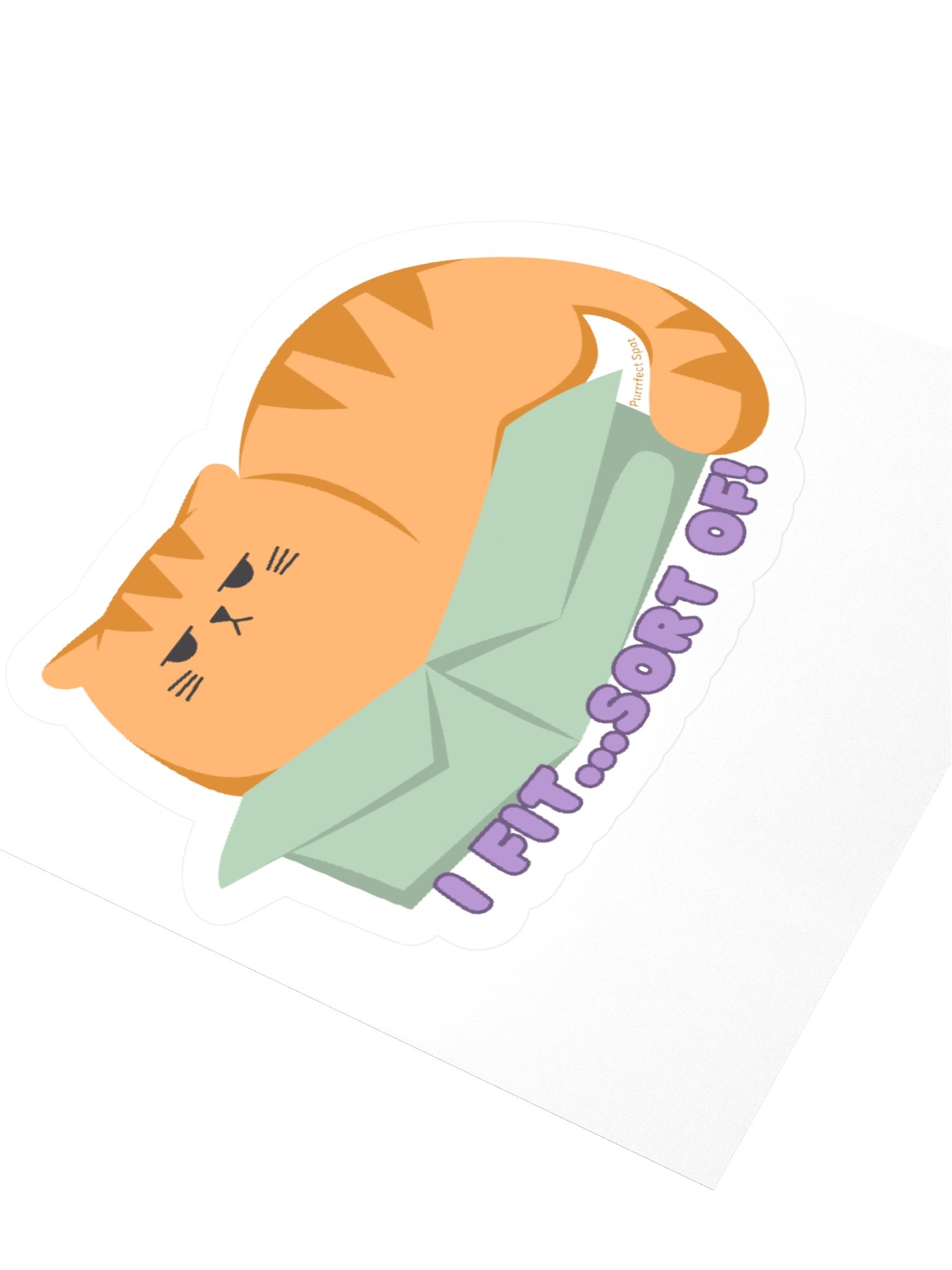 Grumpy Cat in a Box Kiss Cut Sticker product image (3)