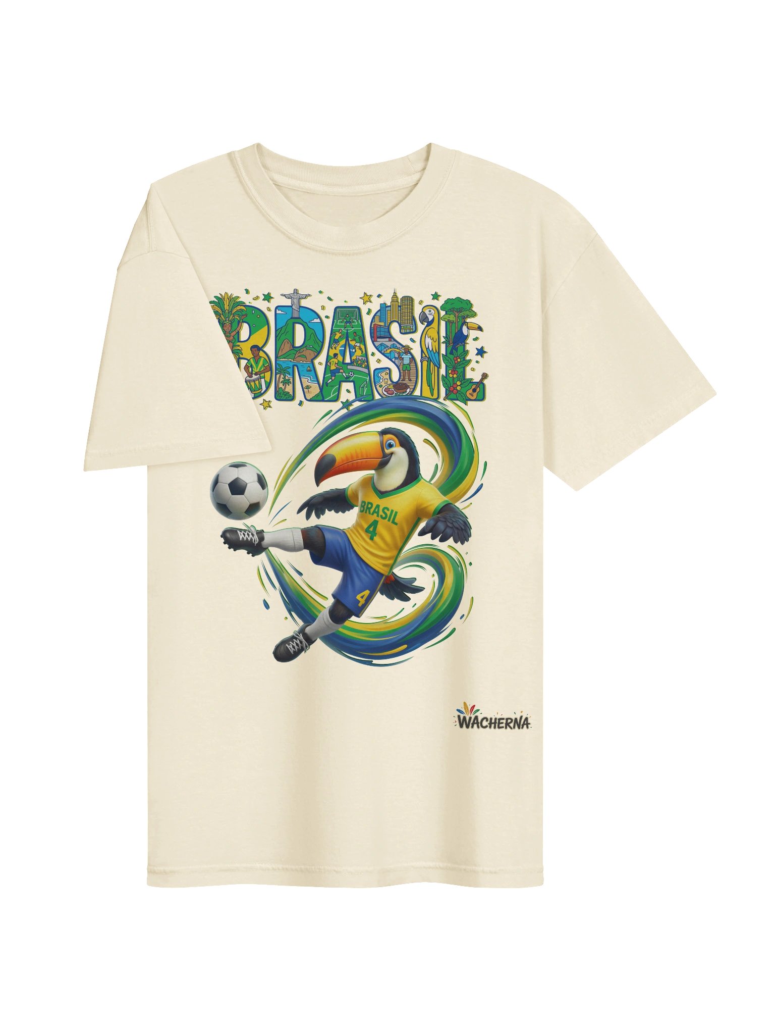 Brazil Soccer Toucan - Brazilian Pride Football Mascot product image (6)