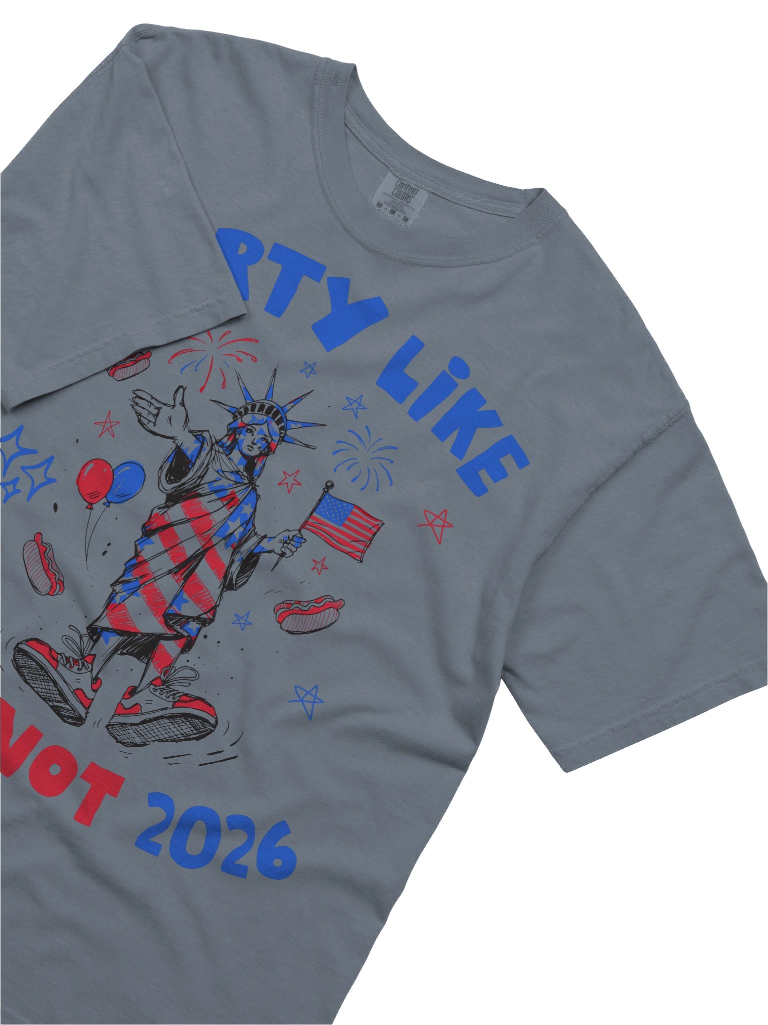 Anti Trump Party Like It's Not 2026, Political Satire, USA 250 Bday Shirt product image (53)