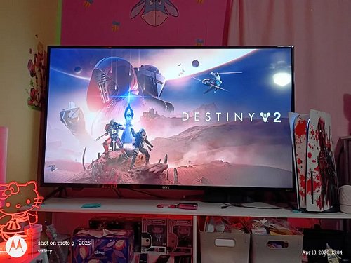 When you hijack your niece's TV cuz you can't leave the house without your game 🥲🩷