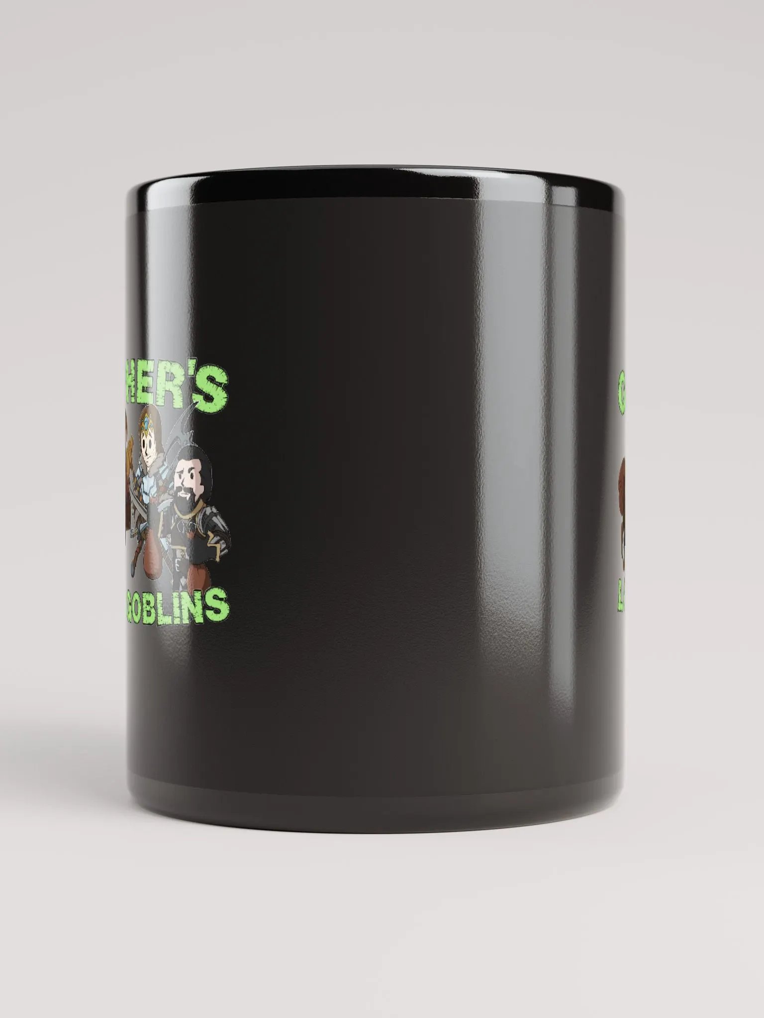 Gopher's Loot Goblins Black Mug product image (5)