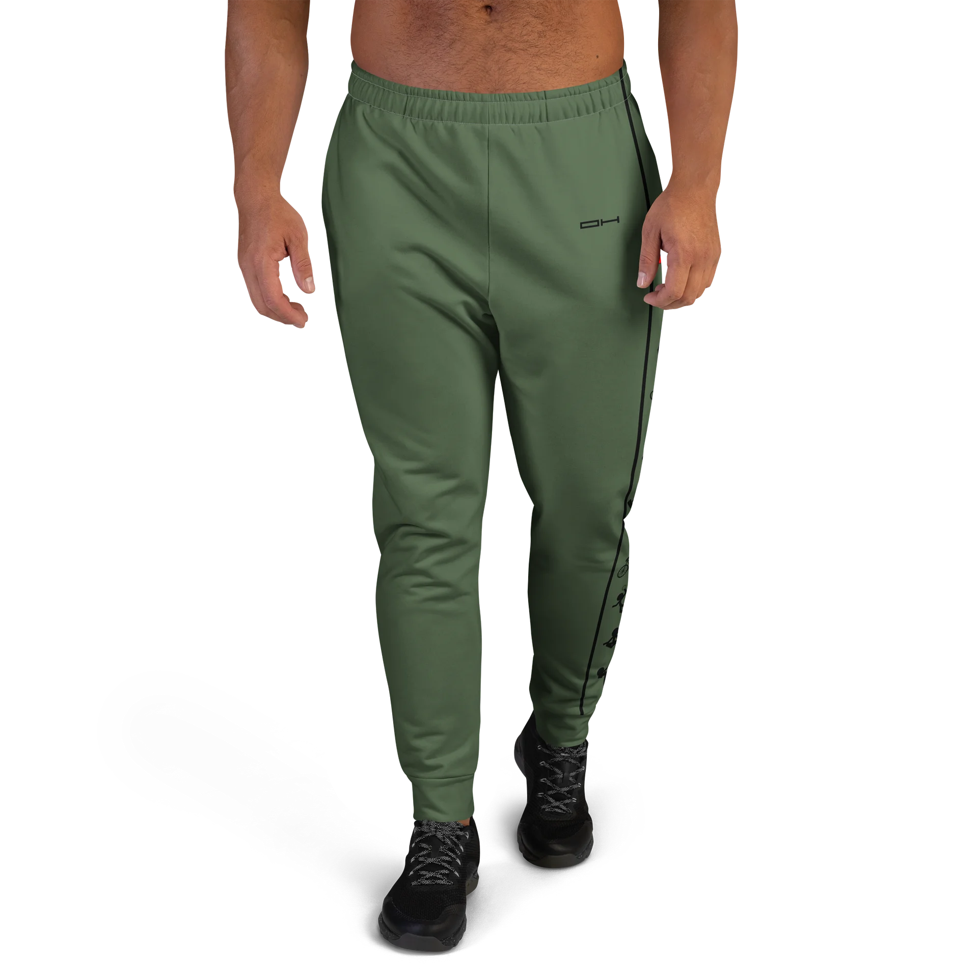 Military Green Sport Joggers // Streetwear for the Athlete product image (2)