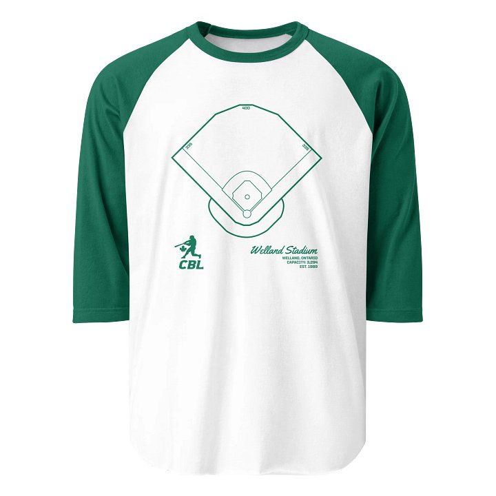 Welland Ballpark 3/4 Tee product image (10)