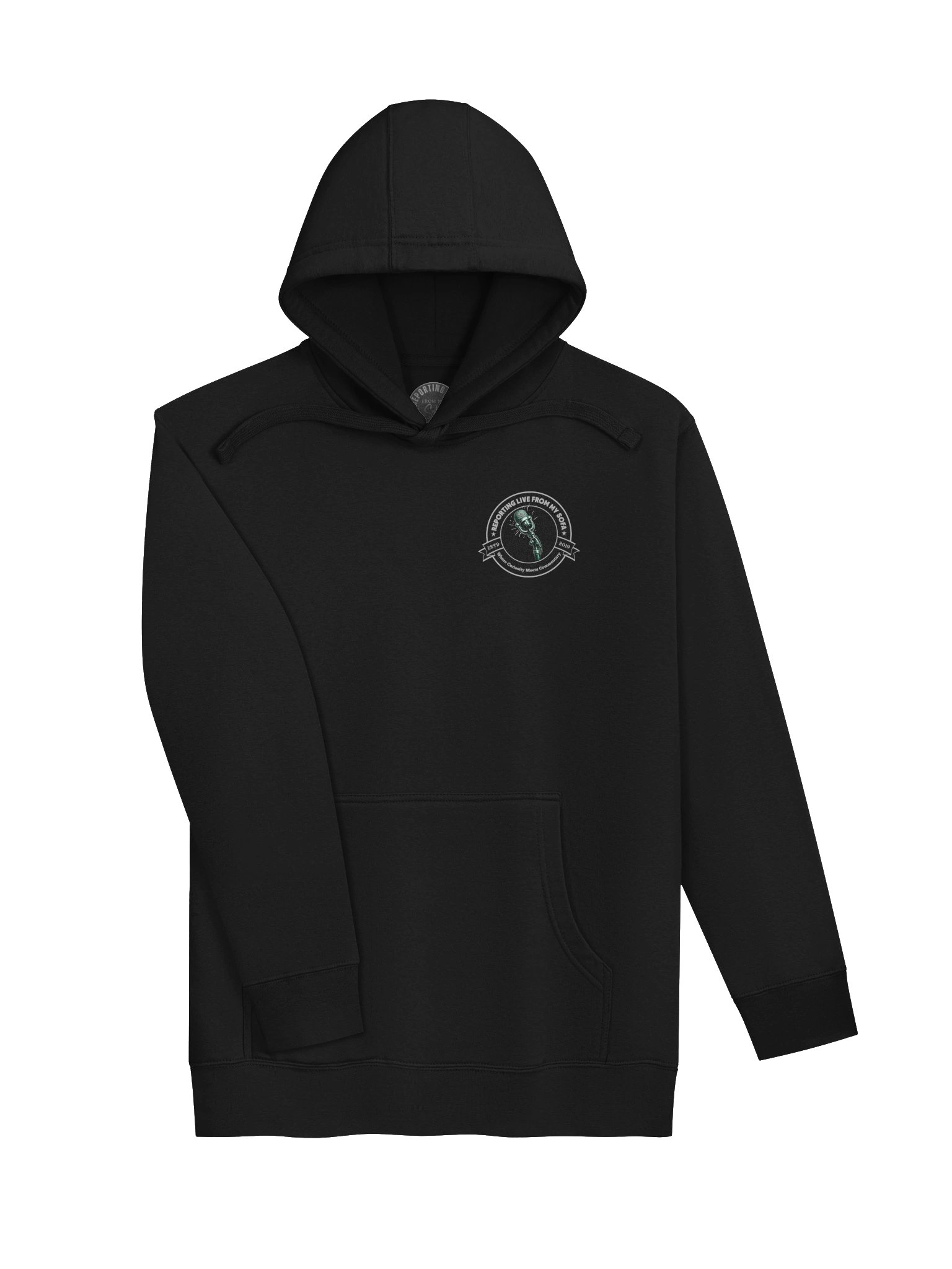 Reporting Live From My Sofa Signature Premium Unisex Hoodie product image (4)