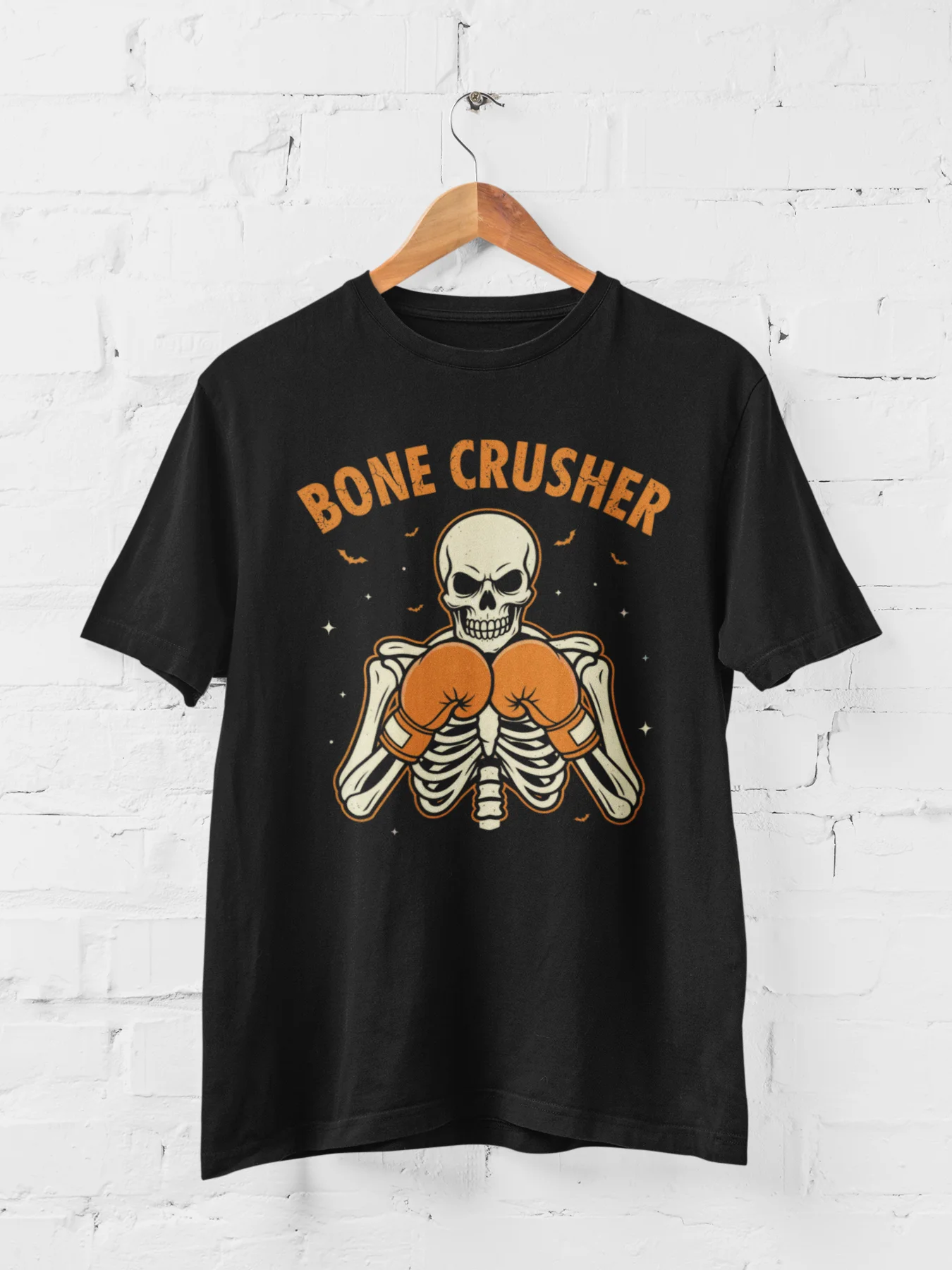 Funny Skeleton Halloween Boxing Tee product image (1)