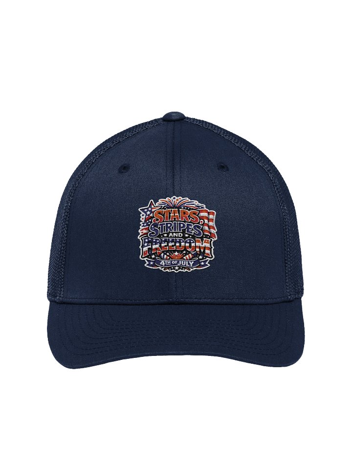 Stars, Stripes & Freedom 4th of July Trucker Hat product image (3)
