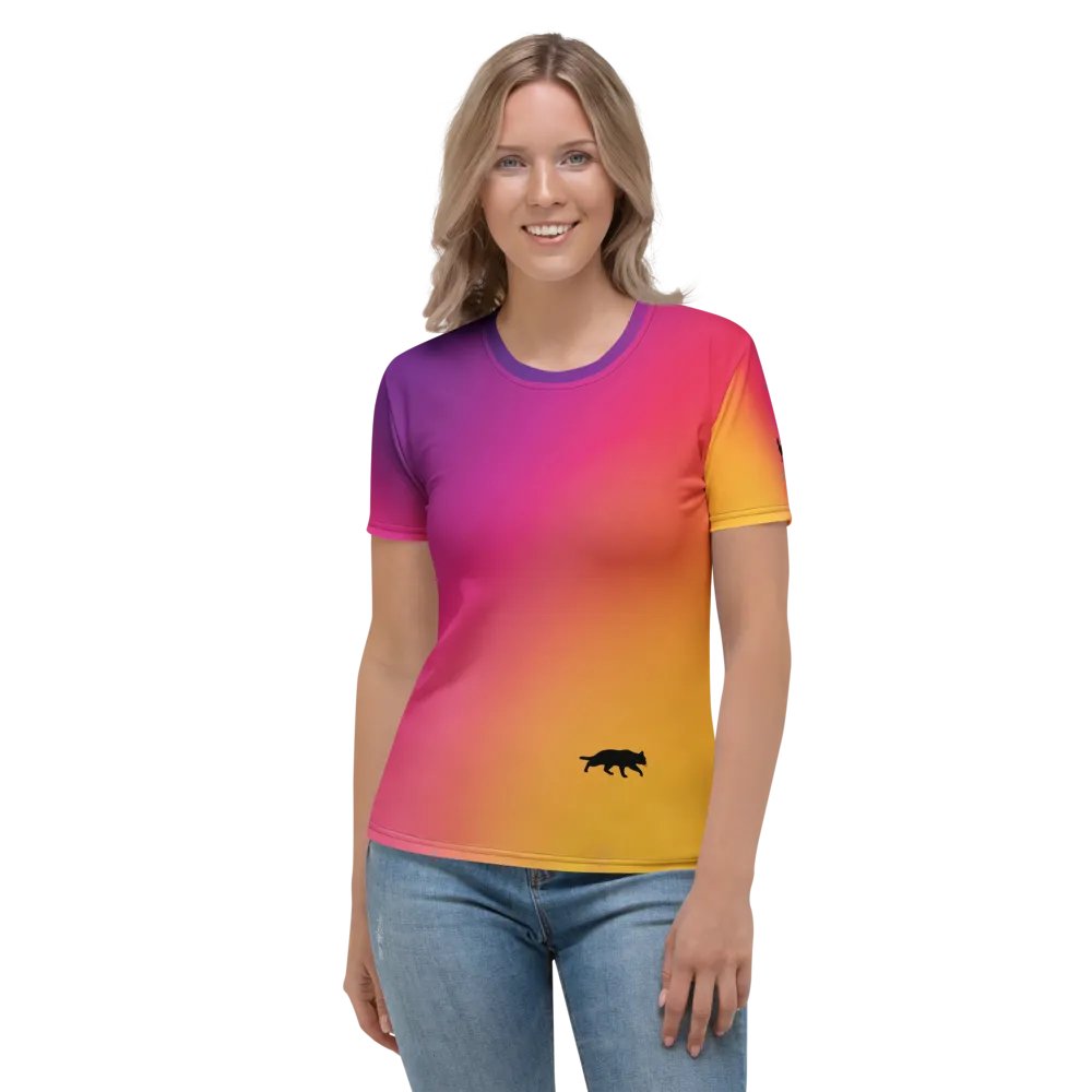 Dreamy Feline Fantasy Women's T-Shirt product image (1)