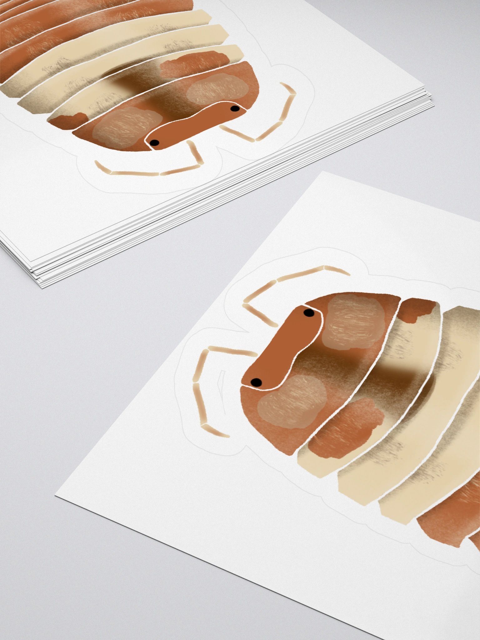 Red Panda Isopod Sticker product image (16)