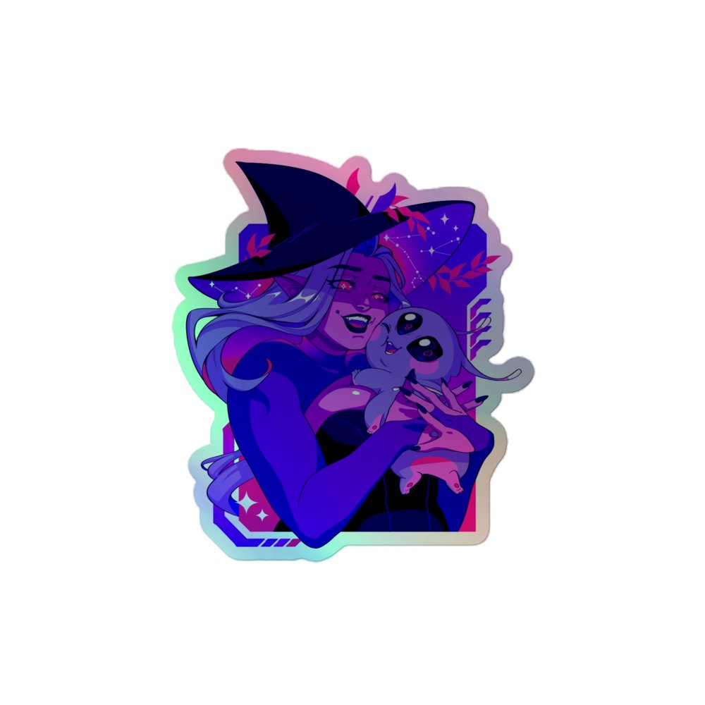 Cyber Stim Holographic Sticker product image (2)