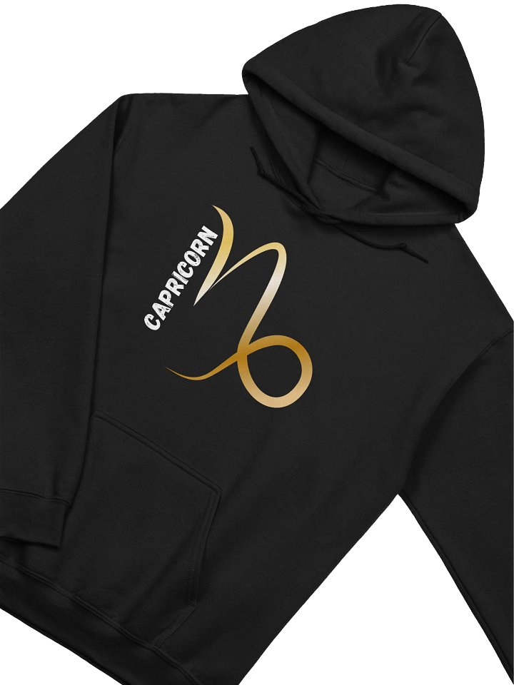 Golden Capricorn Symbol Hoodie product image (2)
