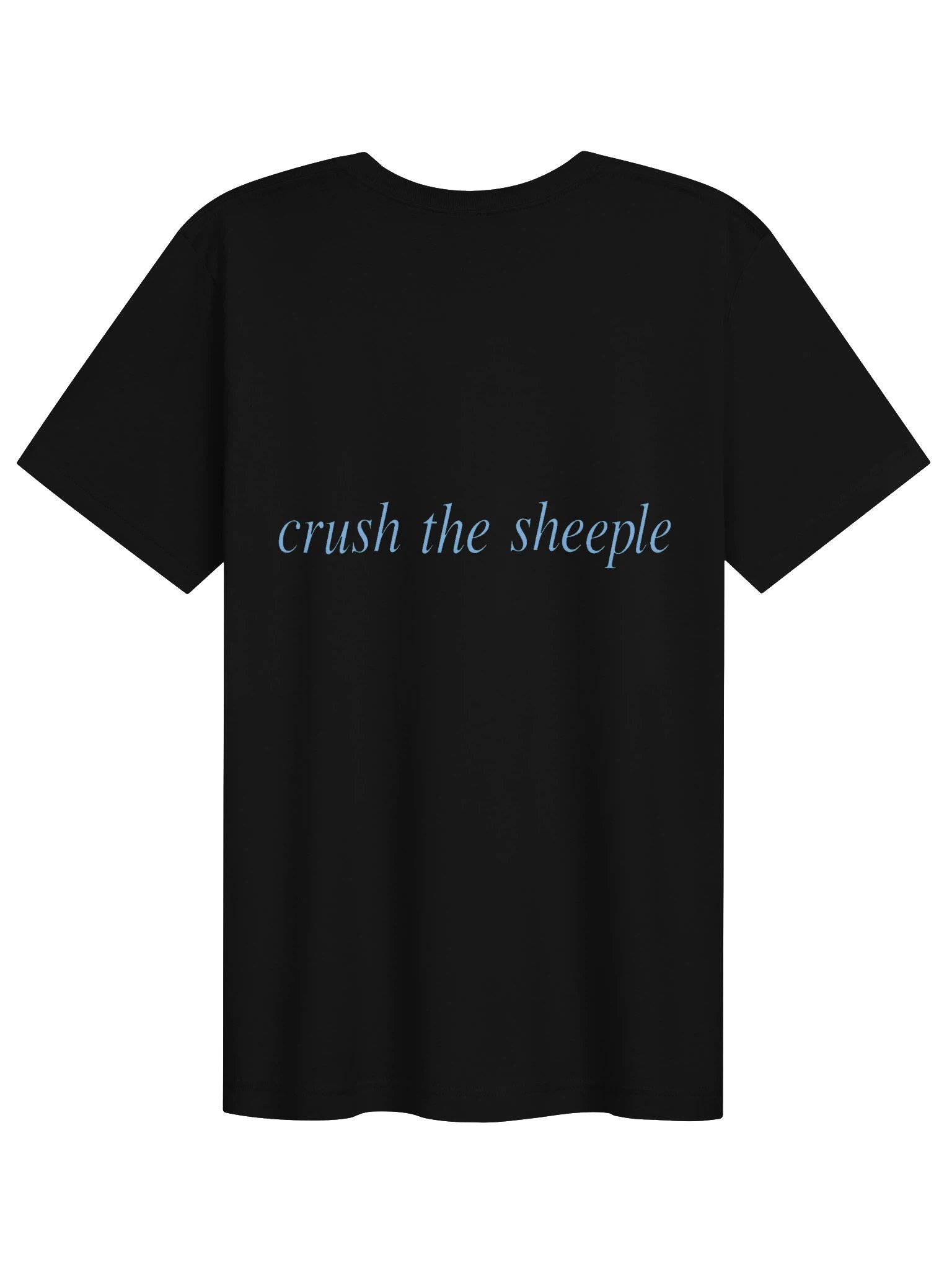 No ShopCo Bella+Canvas Unisex Supersoft Periwinkle Crush the Sheeple Tee product image (8)