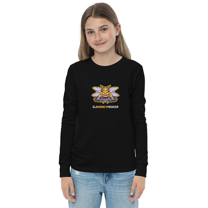 8 Bit Logo Youth Long Sleeve T-Shirt product image (7)