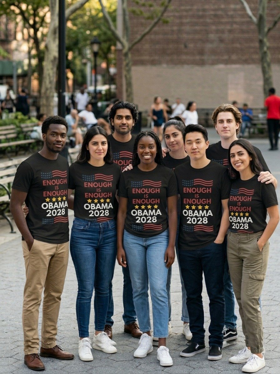Obama 2028 Patriotic Graphic Tee product image (2)