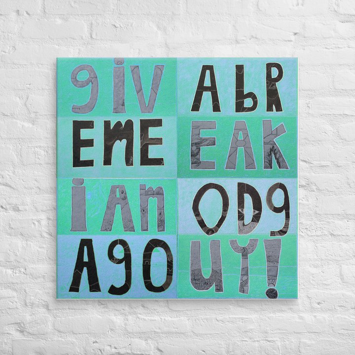 Another Good Guy on Canvas (32" x 32") product image (2)