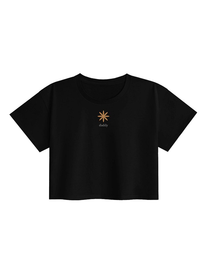 Daddy Fwowah Cropped (Black) product image (1)