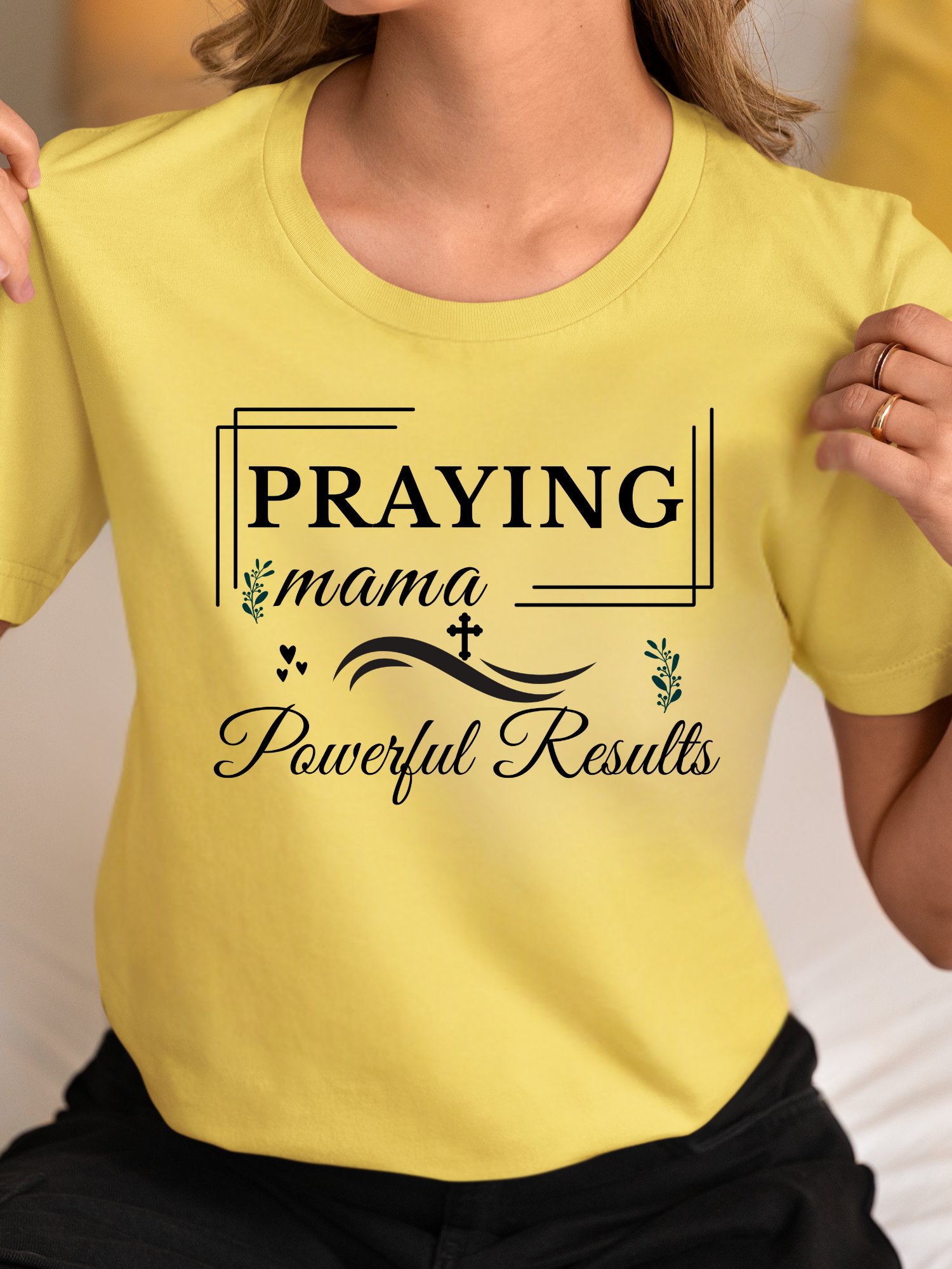 Praying Mama, Bella Canvas T-shirt product image (1)