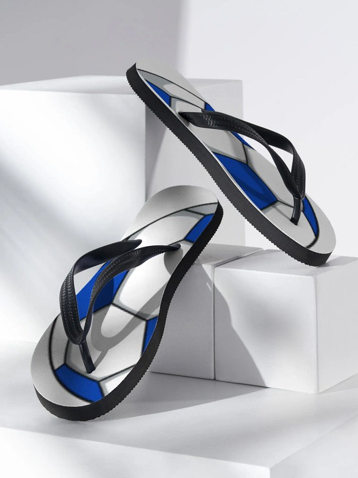 Soccer Fan Flip Flops product image (2)