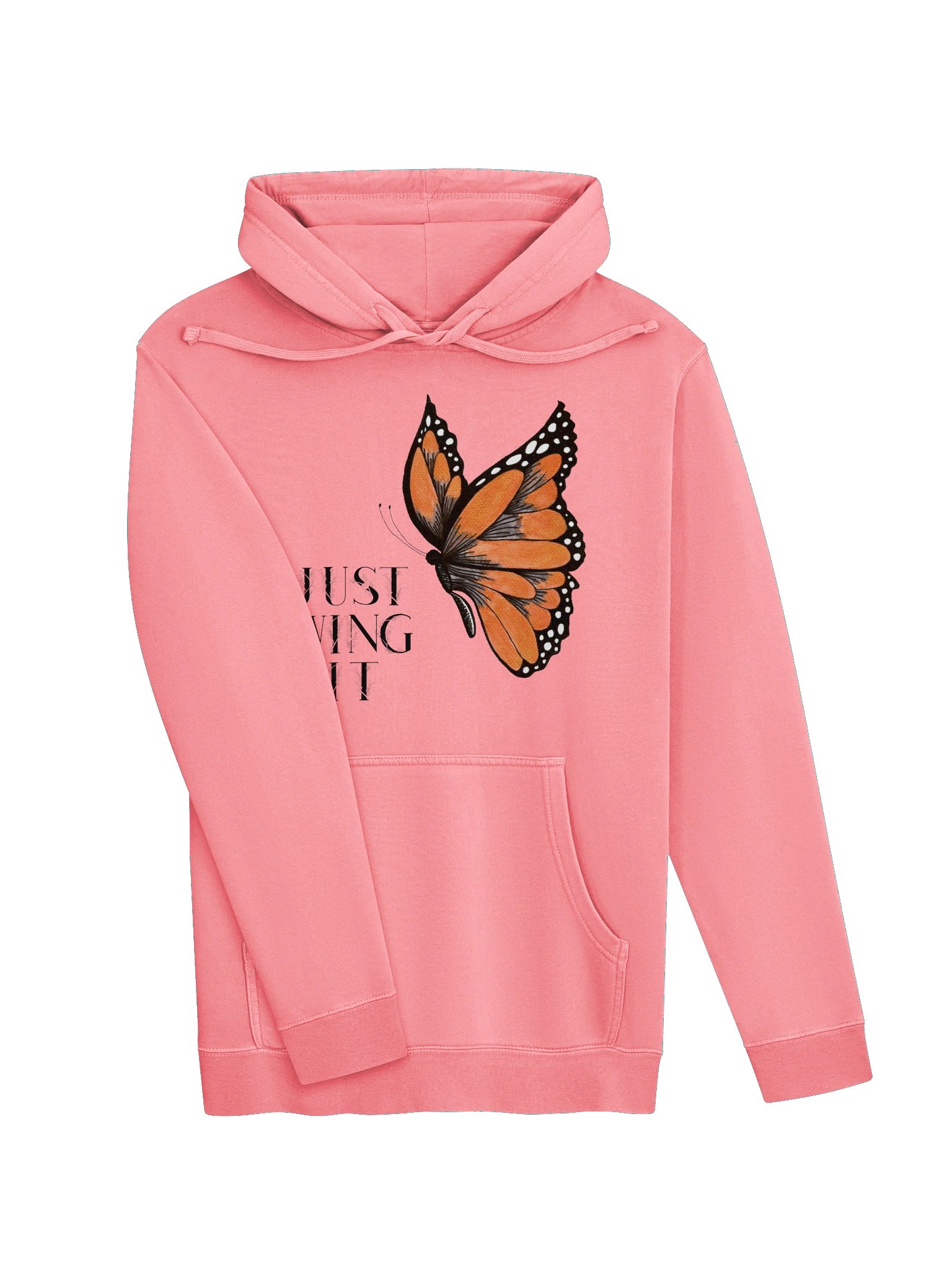 SIGNATURE Line Butterfly Watercolour Premium Pigment Dyed Hoodie product image (14)