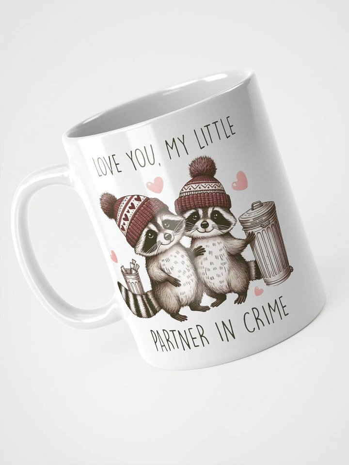 Raccoon Valentine Find The Differences Mug product image (2)