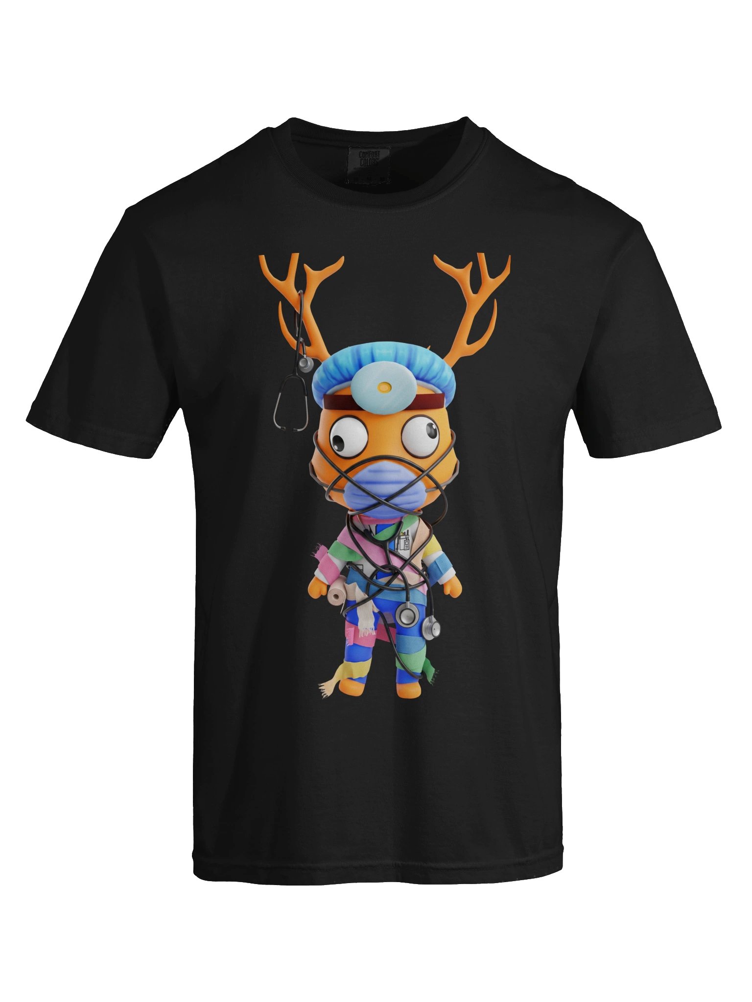 Surgeon Antler Deer Graphic Tee – Cute Creepy Hospital Aesthetic Unisex Shirt product image (5)