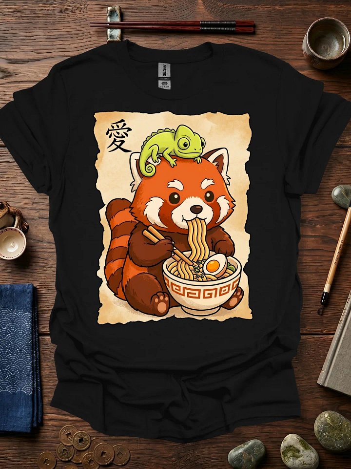 Chubby Red Panda Ramen T-Shirt product image (11)
