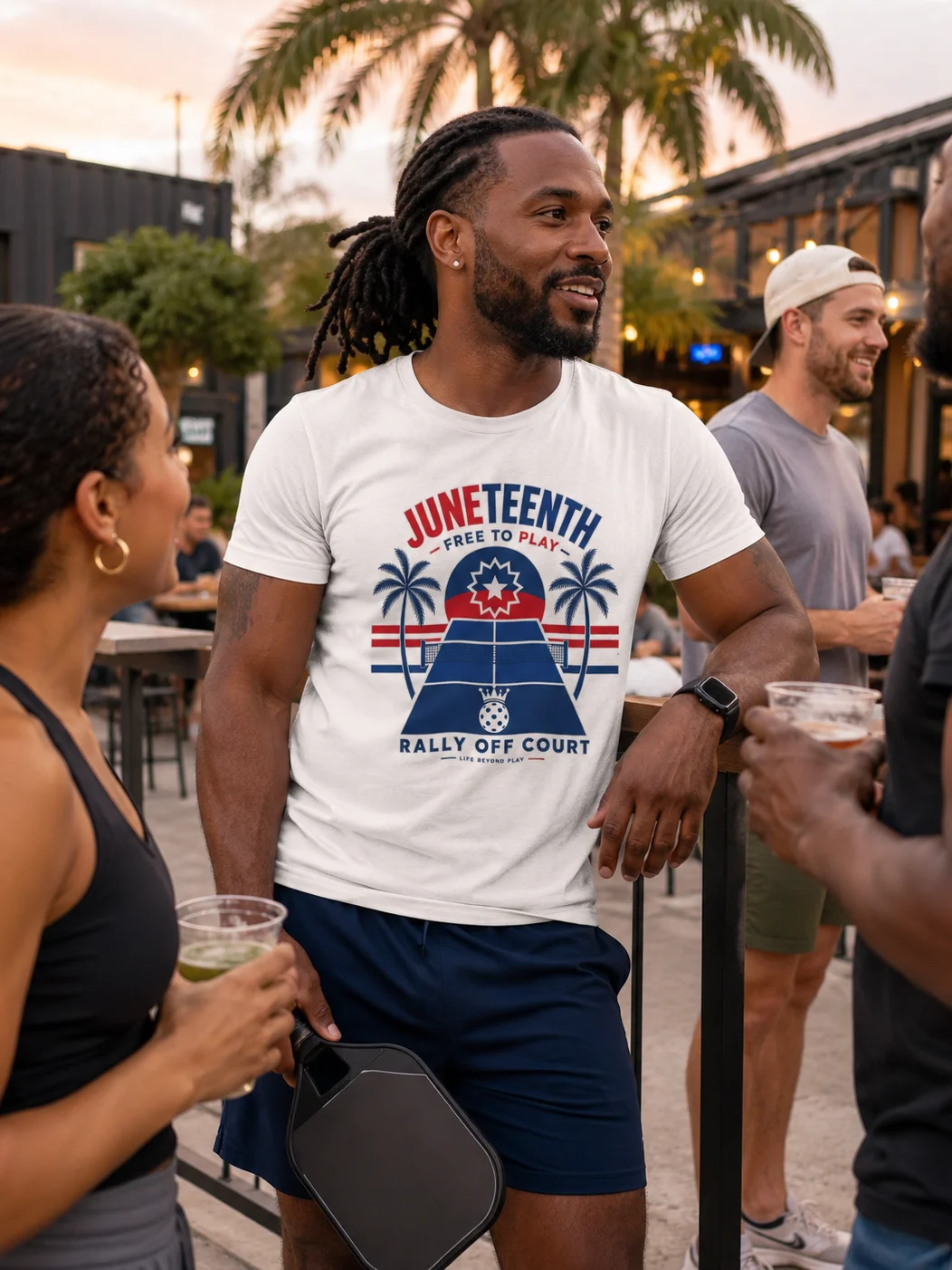 The Free to Play Tee — Slim Fit (FLAG) product image (5)