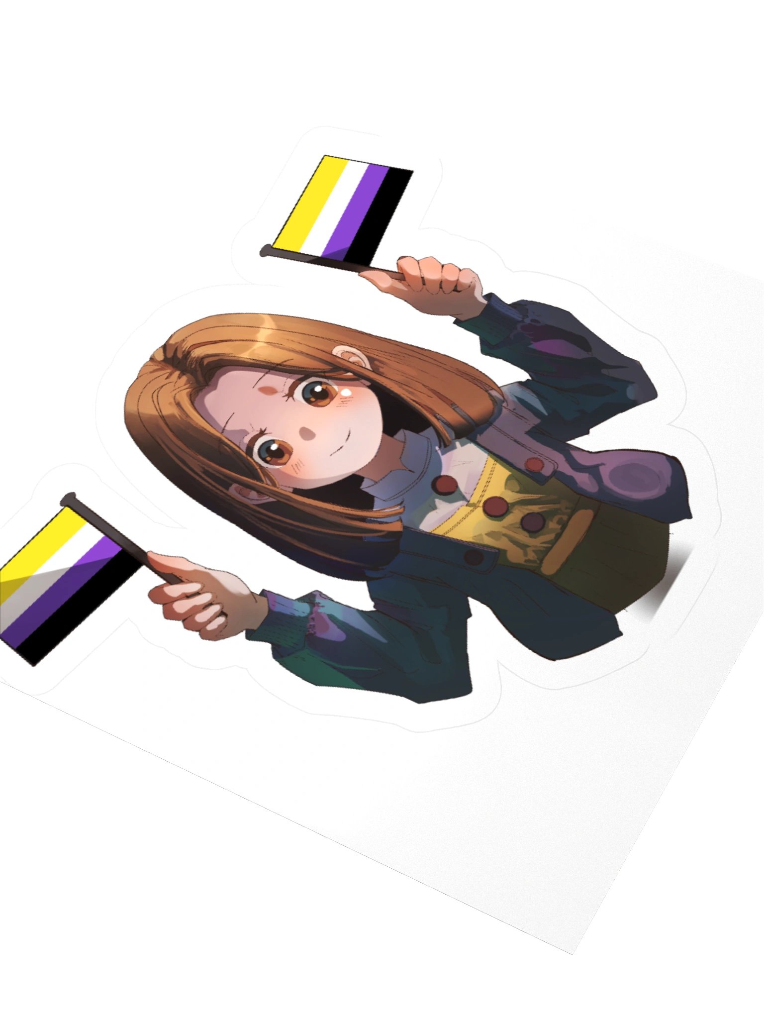 "Non-Binary Pride" Sticker product image (3)