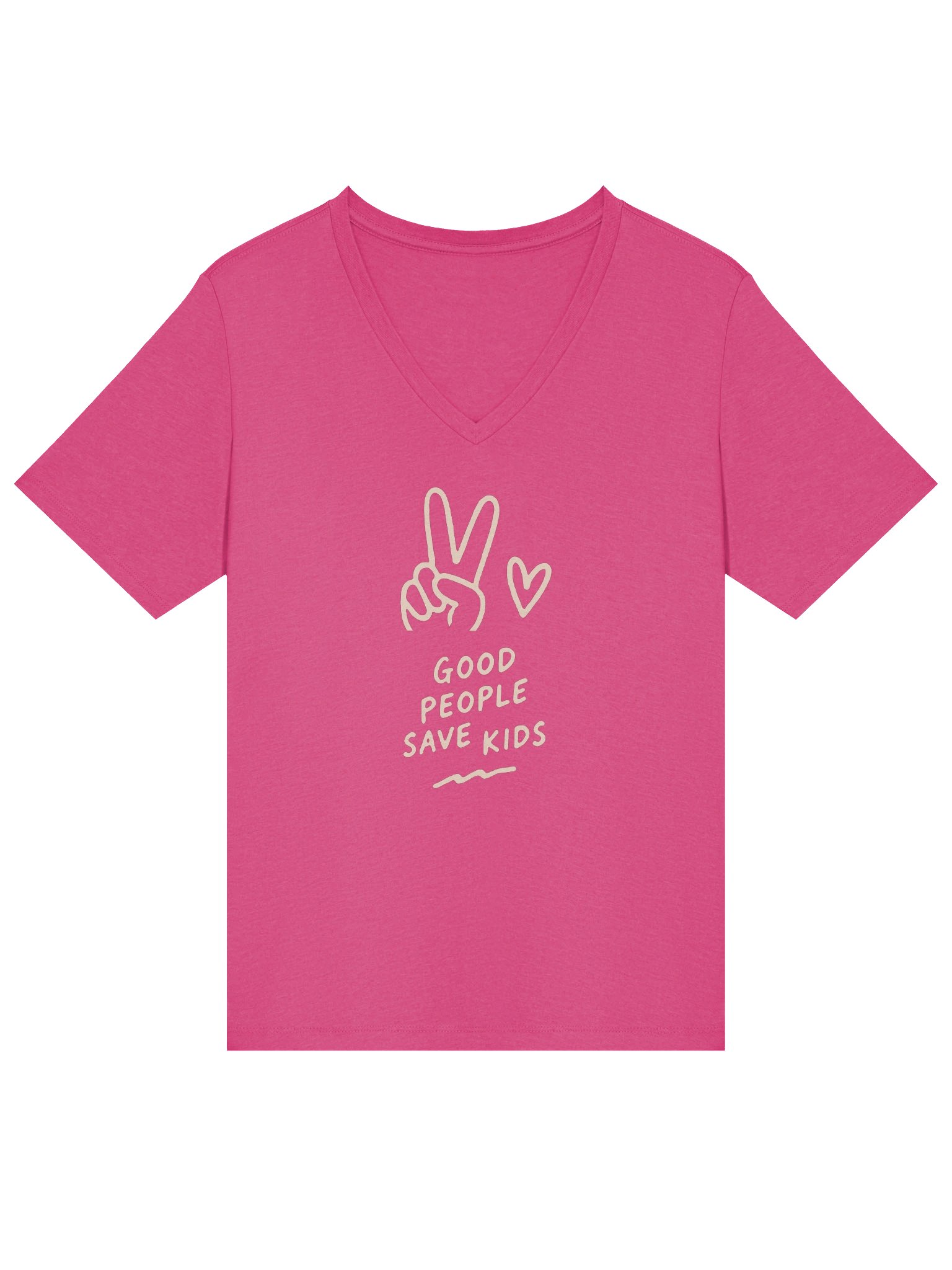 Good People Save Kids V-Neck product image (9)