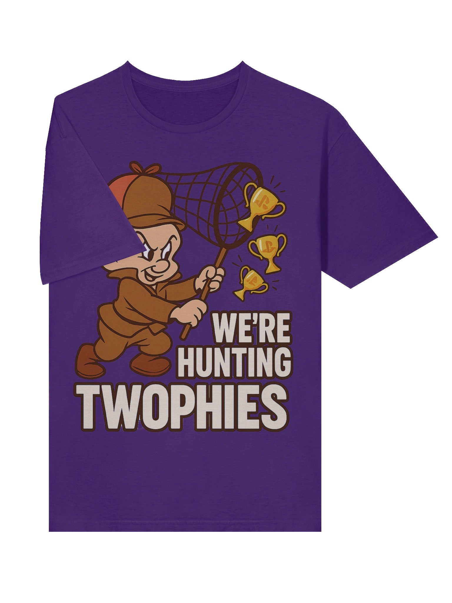 We’re Hunting Twophies – Funny Gamer Trophy Hunter T-Shirt product image (5)