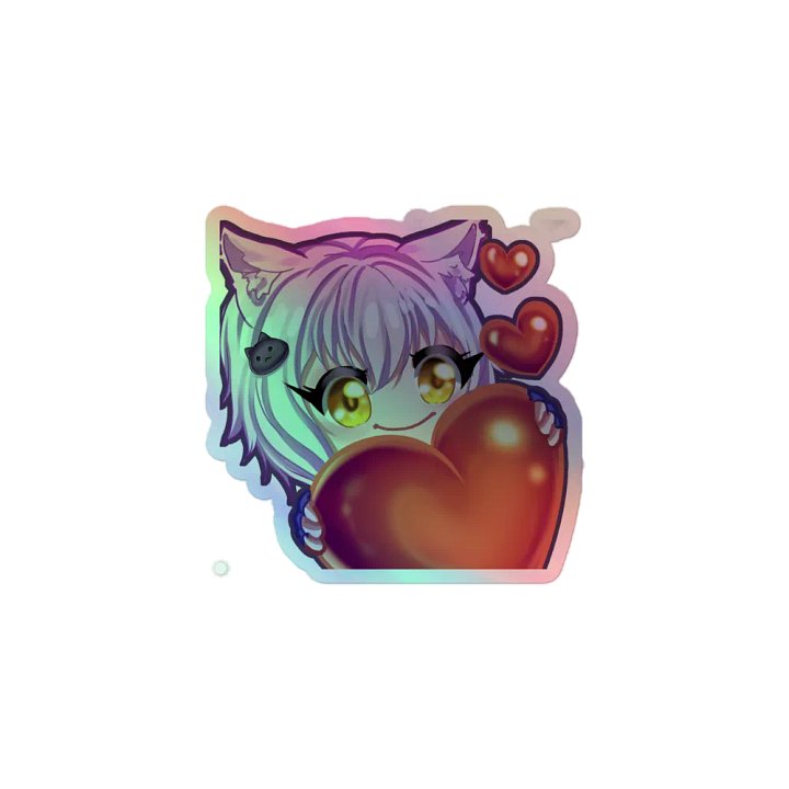 Koneko Heart Emote sticker product image (1)