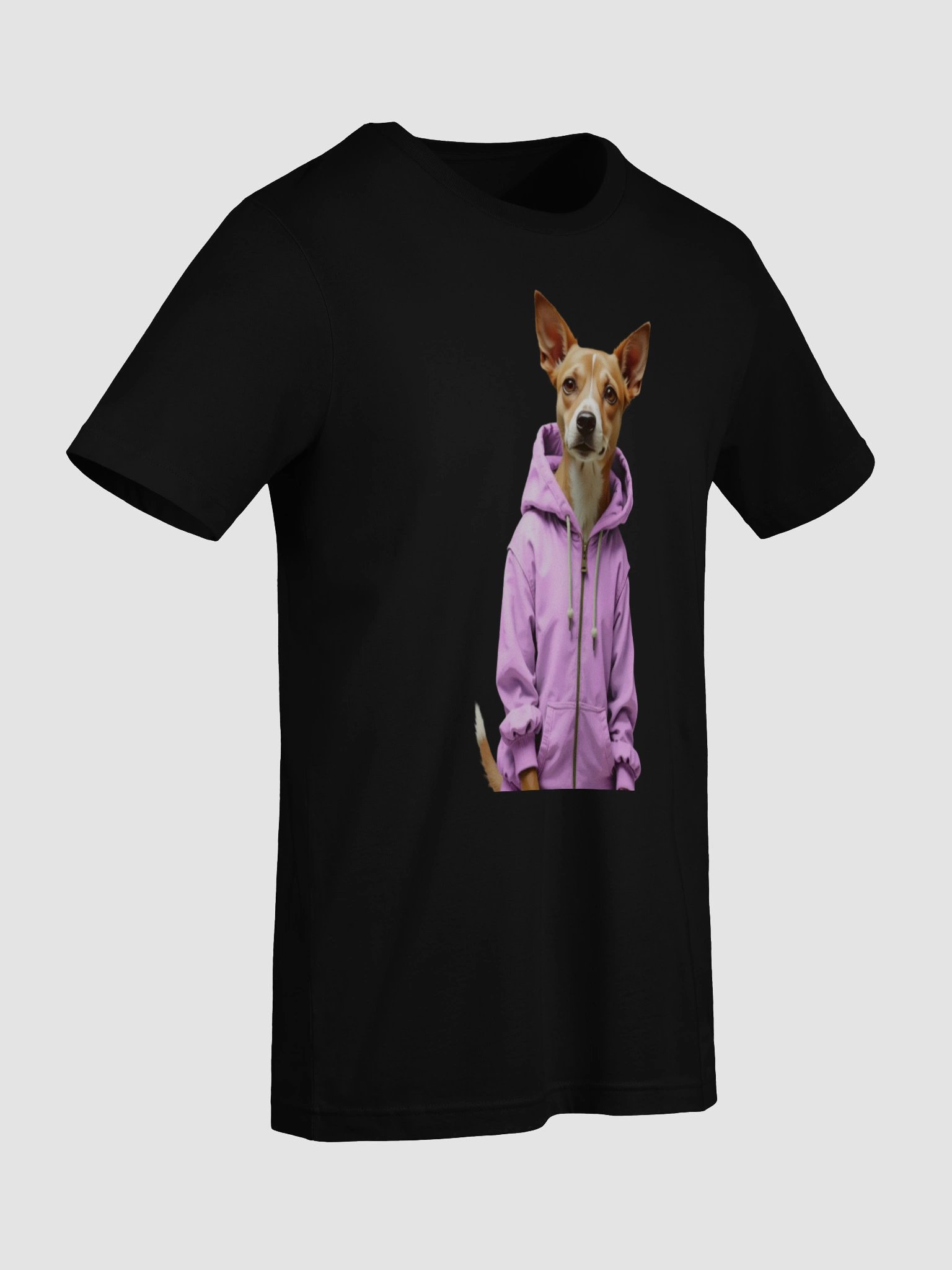 Potcake wearing hoodie Tee product image (9)