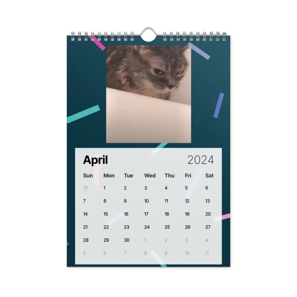 Wall Calendar (2024): Meme Cats product image (2)