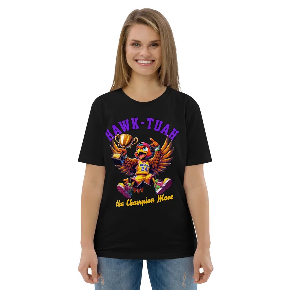 Hawk-Tuah Champion Move - Organic Cotton T-Shirt product image (5)