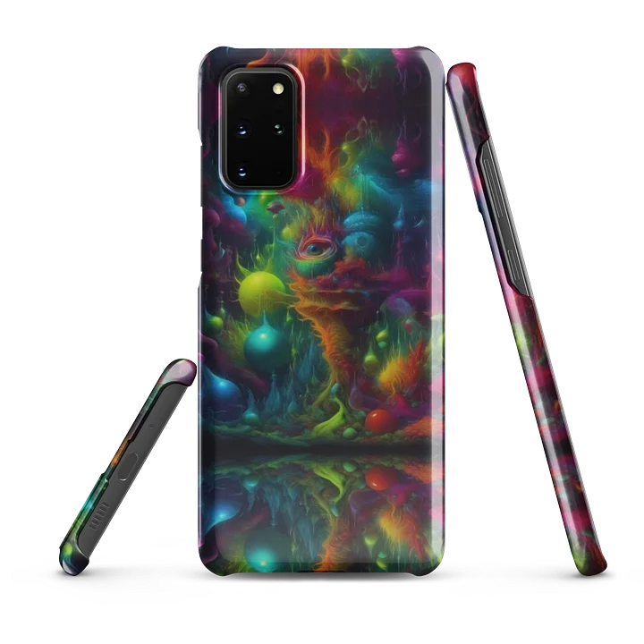Neon Surreal Face Snap Case product image (6)