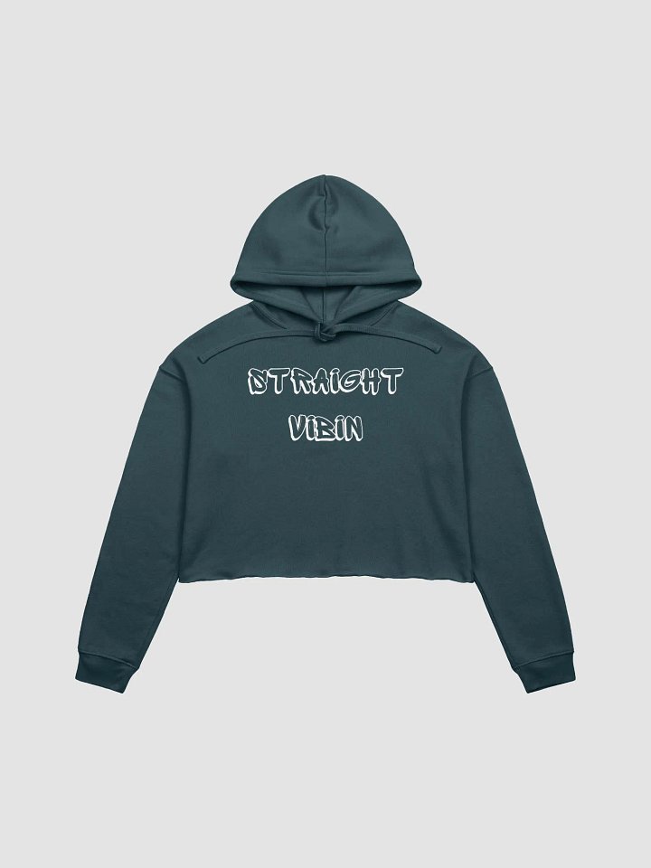 STRAIGHT VIBIN CROP HOODIE product image (2)