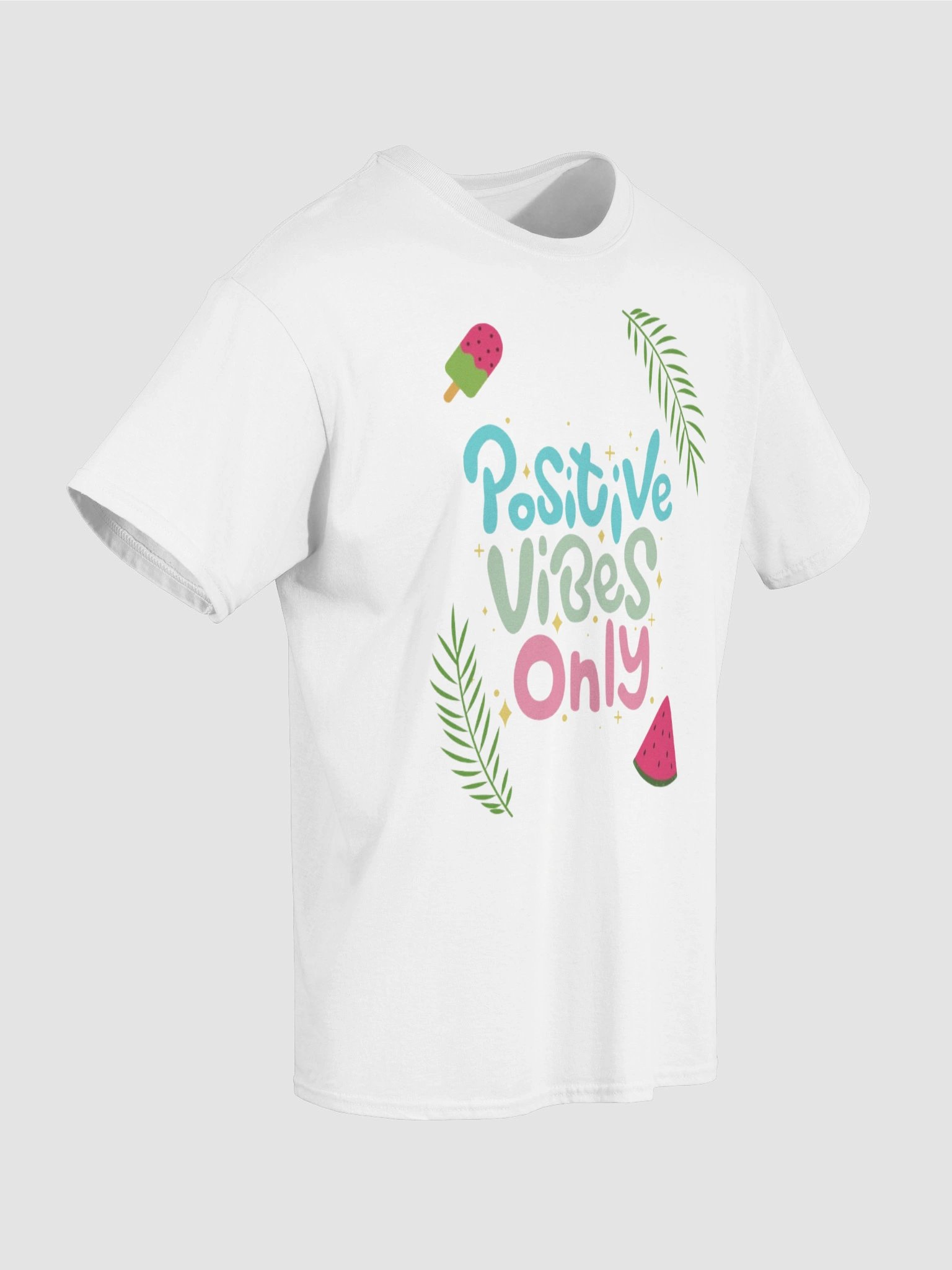 positive vibes only t shirt design for summer product image (7)