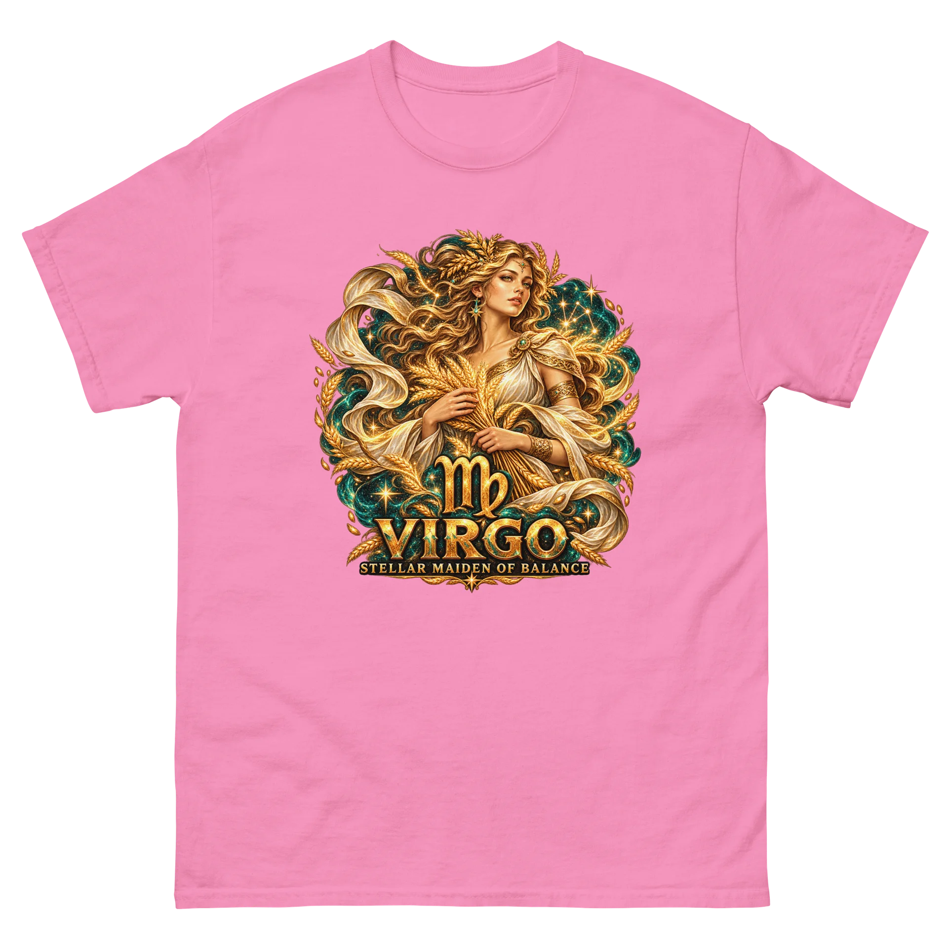 Stellar Maiden of Balance — Virgo Zodiac Tee product image (2)