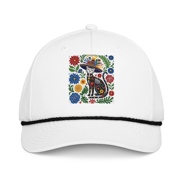 Floral Feline Fantasy Cap product image (1)