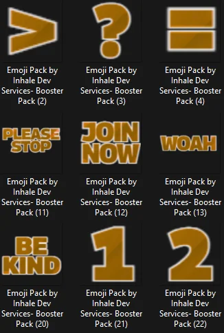 Orange Word Expression Emojis product image (1)
