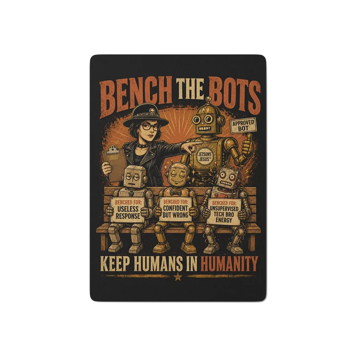 Bench the Bots Retro Poker Deck product image (1)