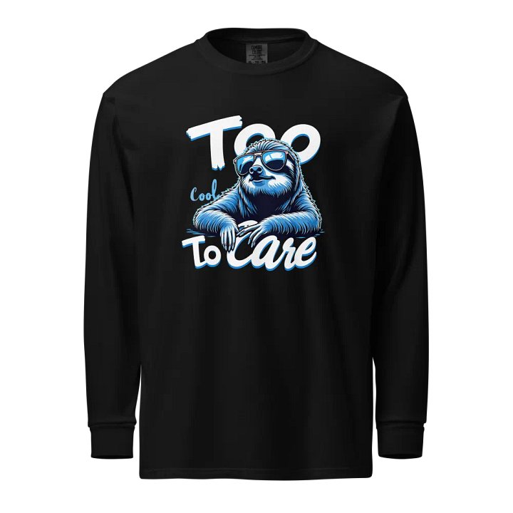 Chill Sloth Sunglasses Long Sleeve Tee product image (1)