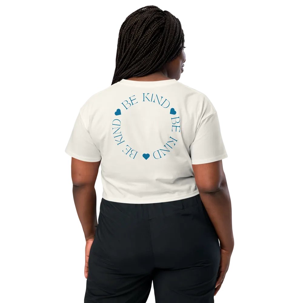 Be Kind All Around Blue Crop product image (3)