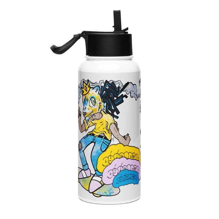 "Mongo Pusher" - Metal Water Bottle product image (1)