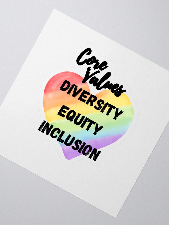 Core Values DEI sticker product image (2)